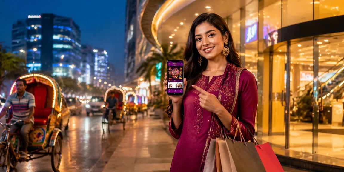 A player using the ace66 casino app on mobile in Dhaka